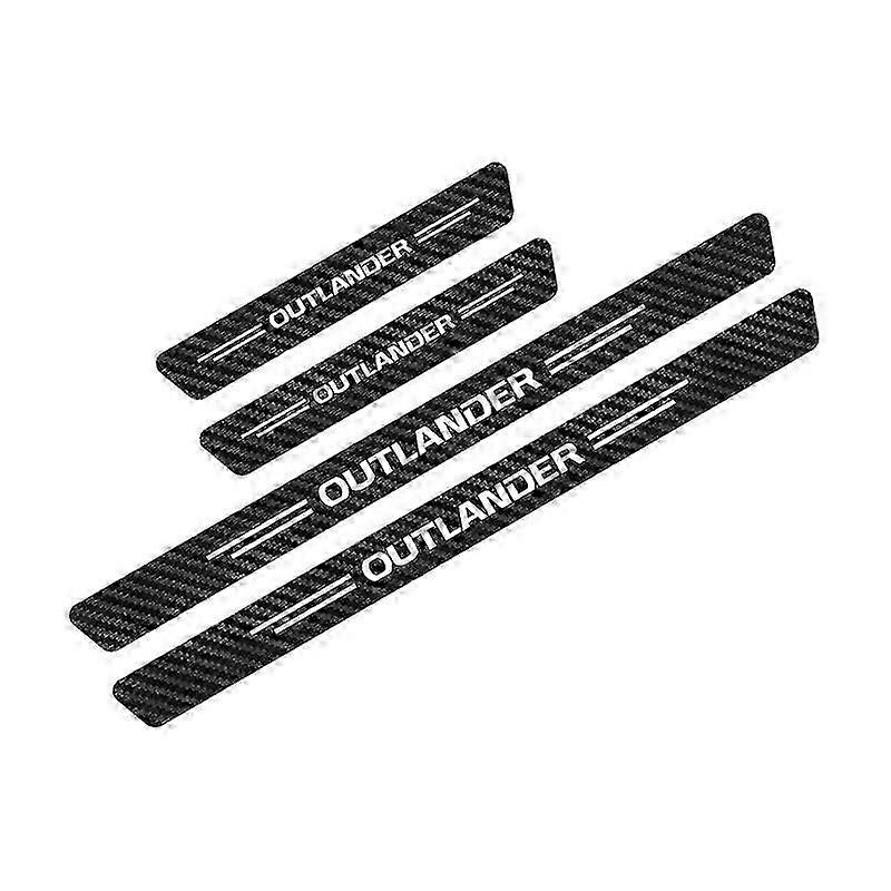 4PCS/Set Car Styling Door Sill Threshold Stickers for Mitsubishi La...