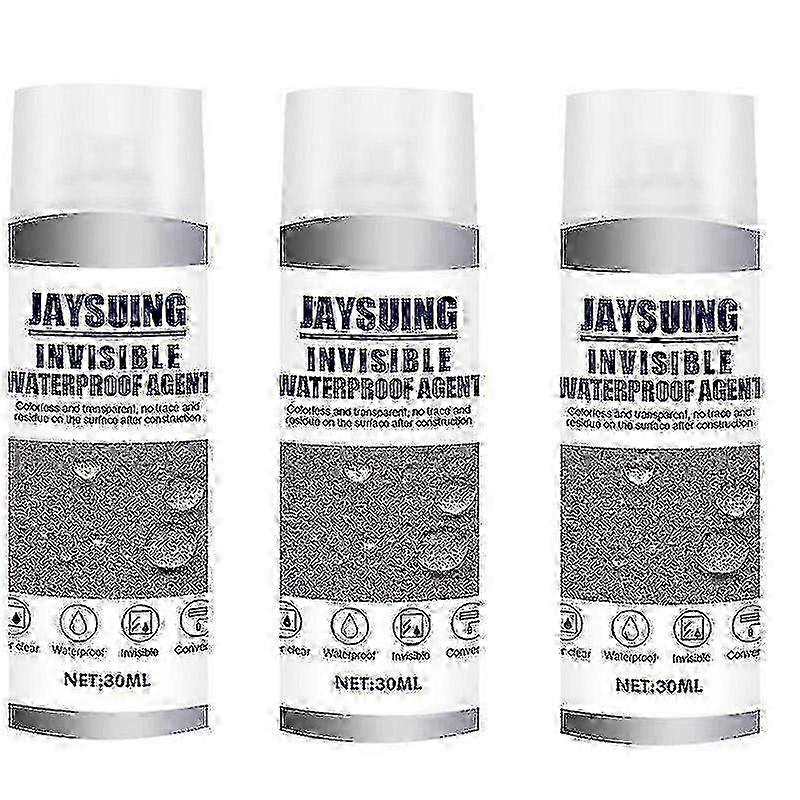 Jaysuing 3pc Sealant Spray Coating Liquid Waterproof Strong Adhesion Spray Leak Water Leak Repair Sealant Plug