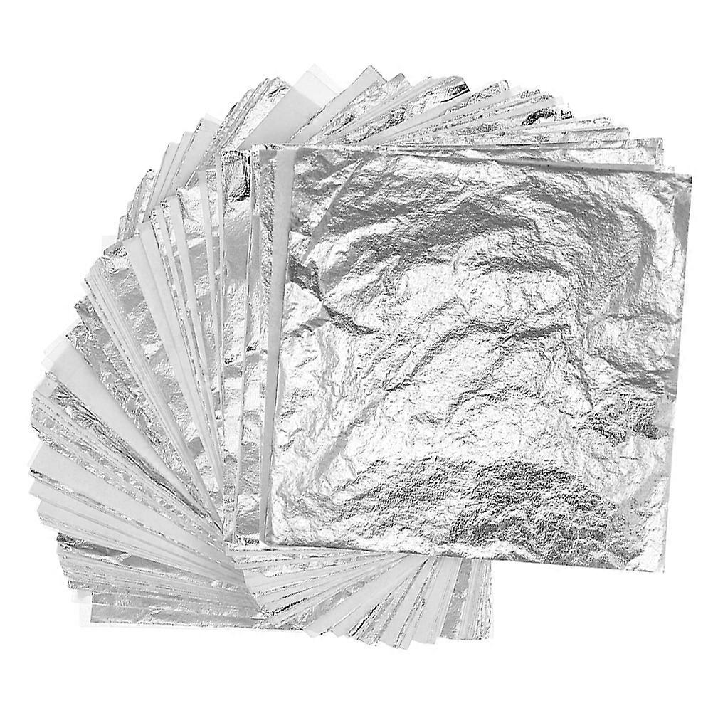 150pcs Silver Foil Sheets for Decoration Use Moisture Resist and Resist Versatile