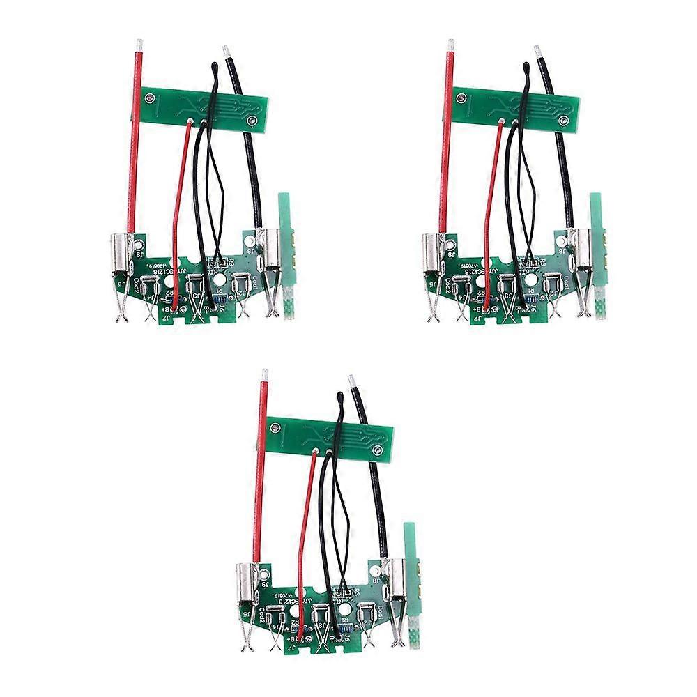 3Pcs BAT610 18V Lithium- Battery PCB Charging Protection Circuit Board for Boschs 18V - Battery