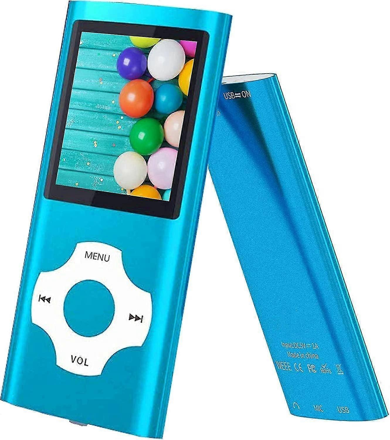 Mp3 Music Player 32GB Memory Sd Card Slim Classic Digital Lcd