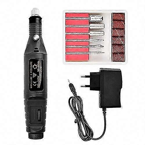 Electric Nail File with 6 Bits for Professional Manicure