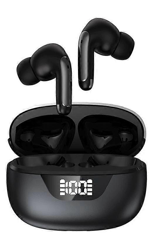 Bluetooth 5.3 Wireless Earbuds In Ear Headphones LED Display IP7 Waterproof for Work Travel and Daily Use(Black)