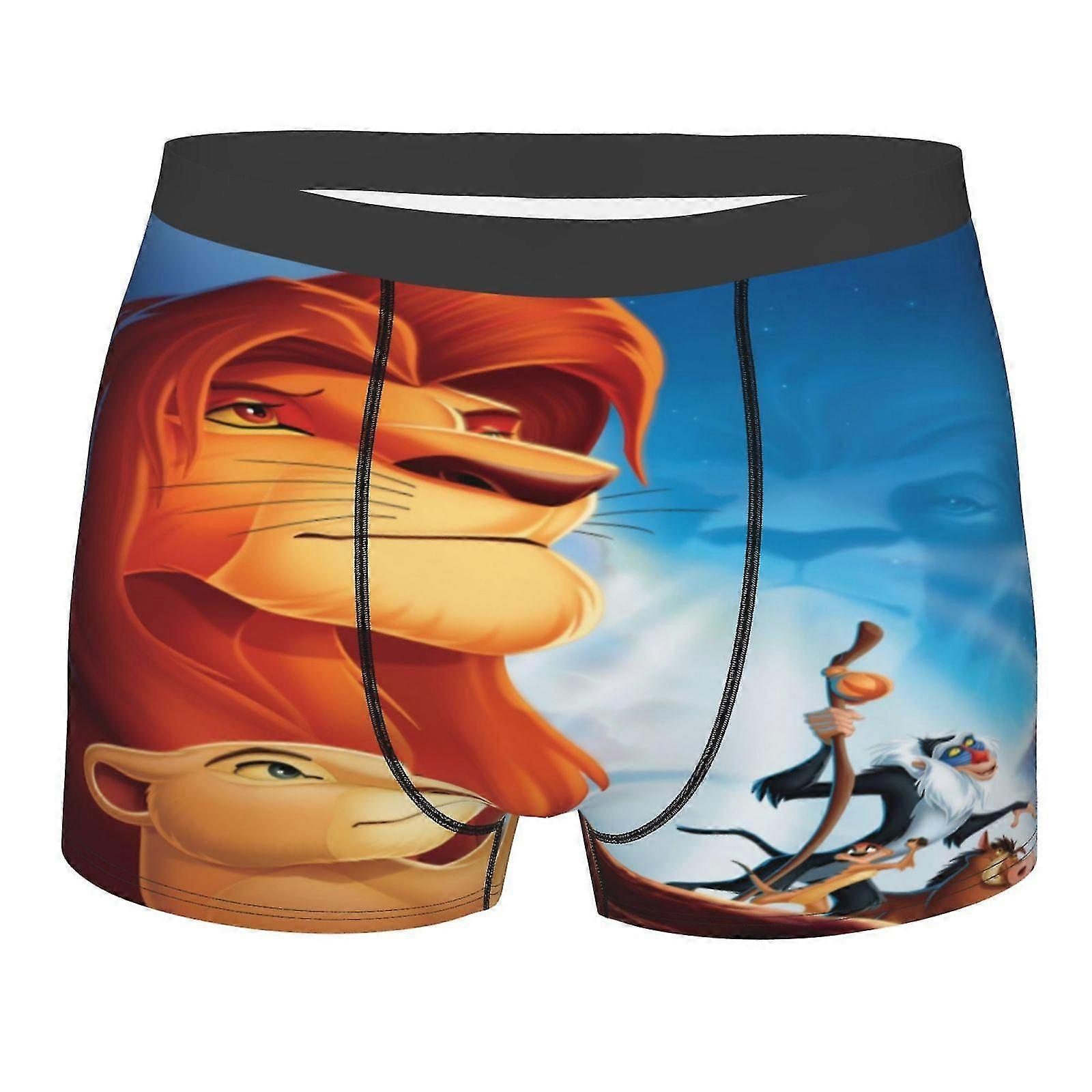 "ملابس داخلية للرجال ملاكم الأسد الملك للرجال تحت داخلية"