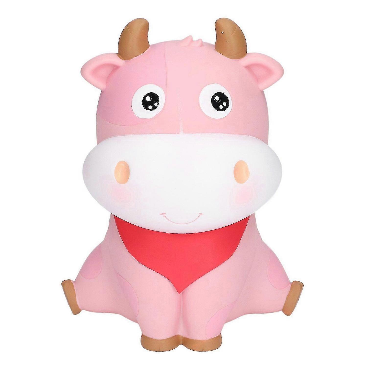 2025 Latest Model Coin Bank Large Internal Capacity Cute Cattle Clear Lines