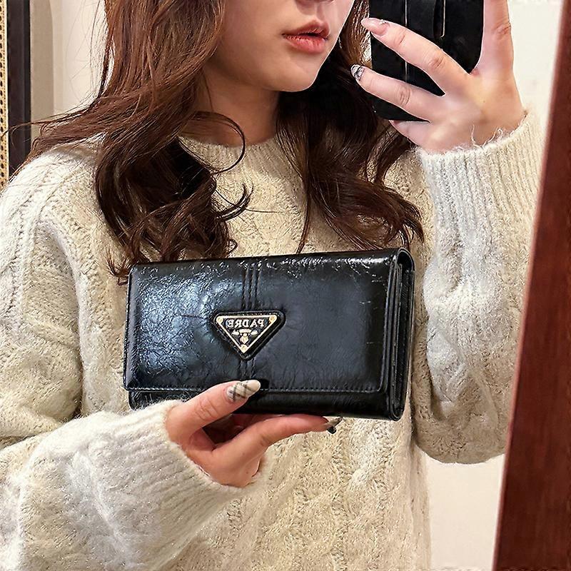 Fashion Women's Wallet, High-Capacity Card Holder with Light Luxury Brand, Easy to Carry and Durable