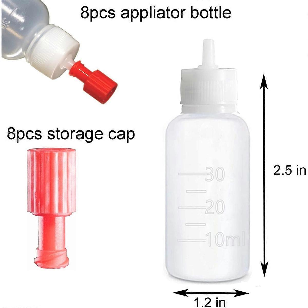 30Milliliter Applicator Bottle with Blunt Tip Needle-and Cap, Glue Applications, Acrylic Painting