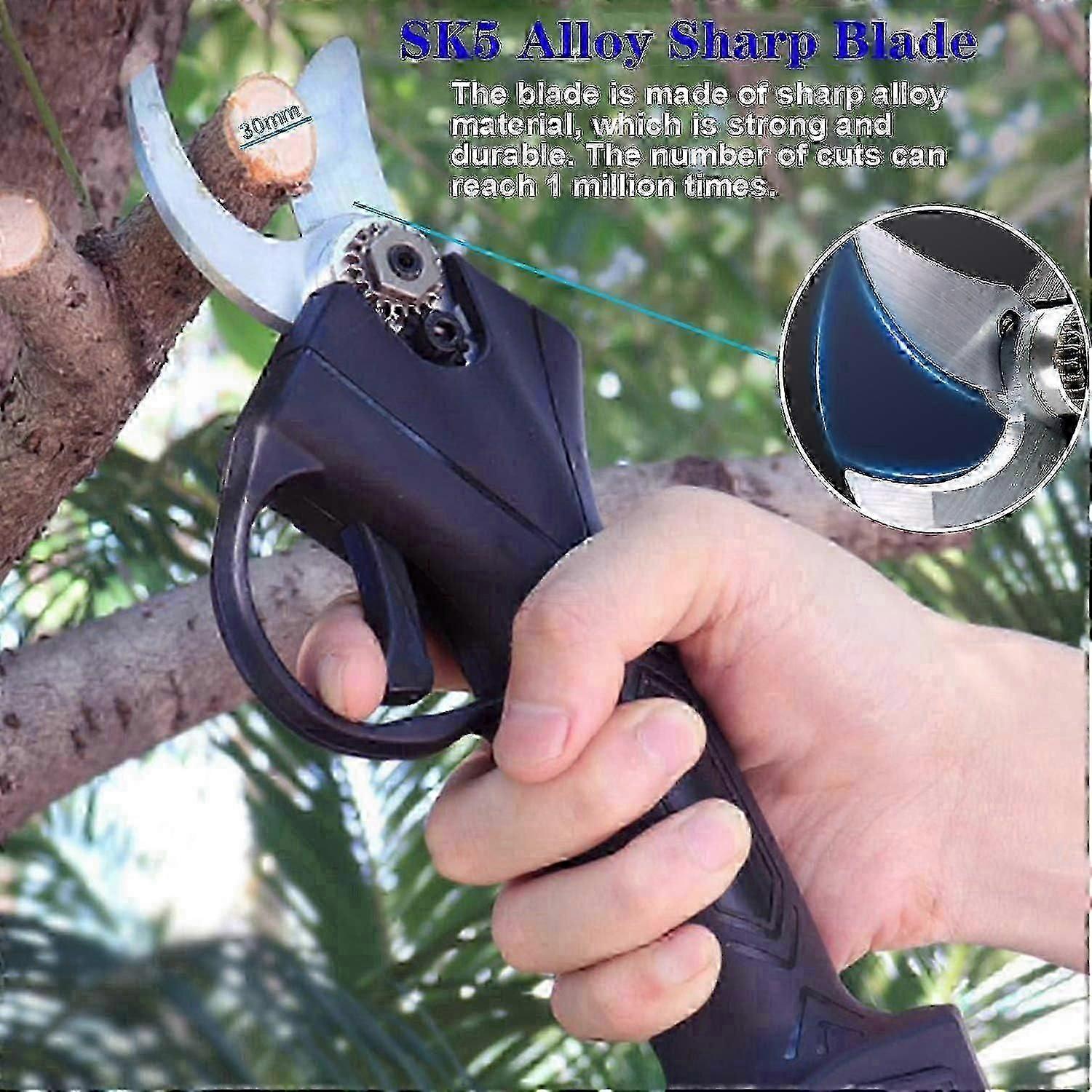 Electric Pruning Shears Garden,Portable Rechargeable Pruning Scissors Branch Cutter