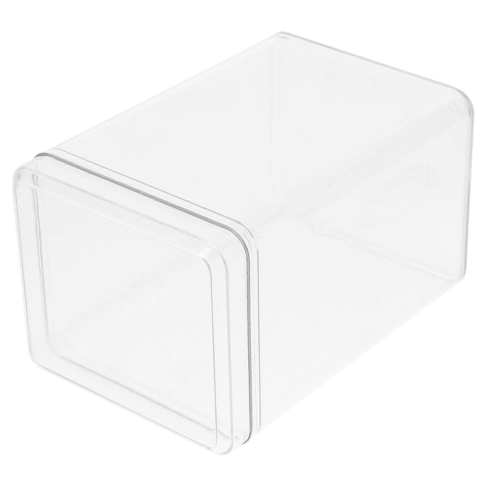 Doll Display Box for Exhibition Use 2Pcs Transparent Model Display Case