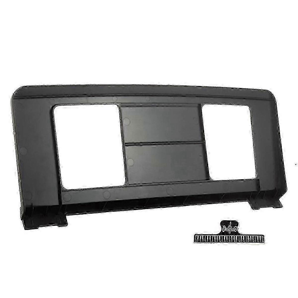 Electronic Piano Music Stand, Suitable for DGX-660/YPT-360/EW-300 and Other Models, Black 19.49x8.27 Inches