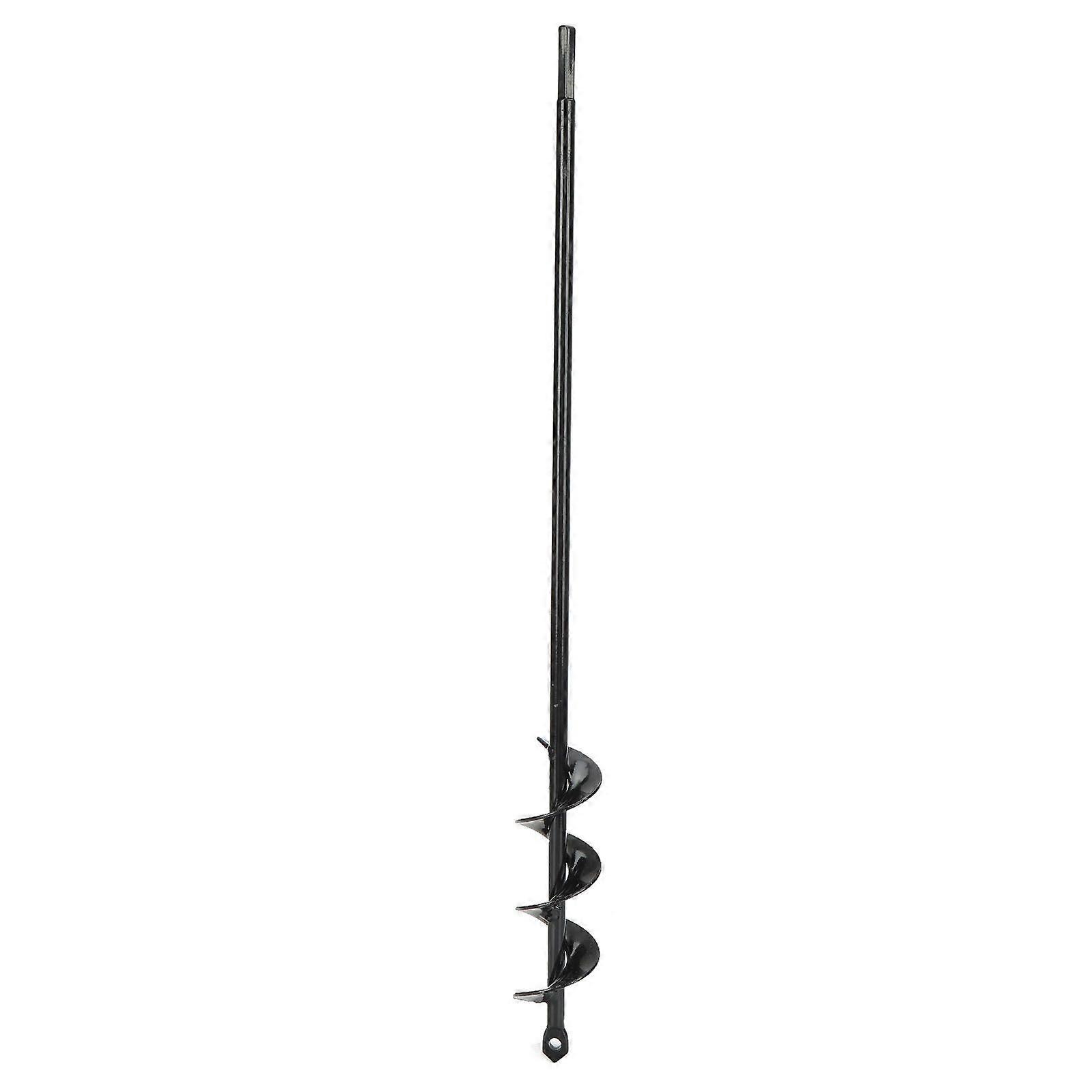 Auger Drill Bit Hex Shank High Carbon Steel Spiral Hole Drilling Tool for Planting4x45cm