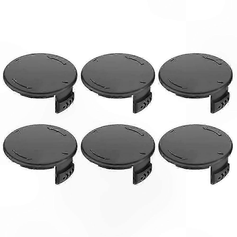 6-Pack Spool Caps Compatible with Lawn Trimmer Accessories TLP-01-1 Replacement Components