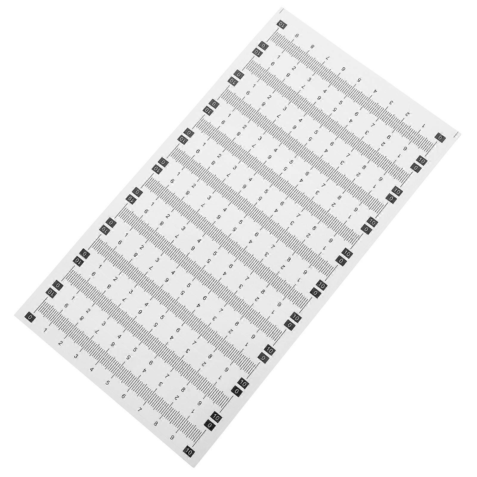 Waterproof Self Adhesive Measuring Tape for Sewing with 80 Sheets