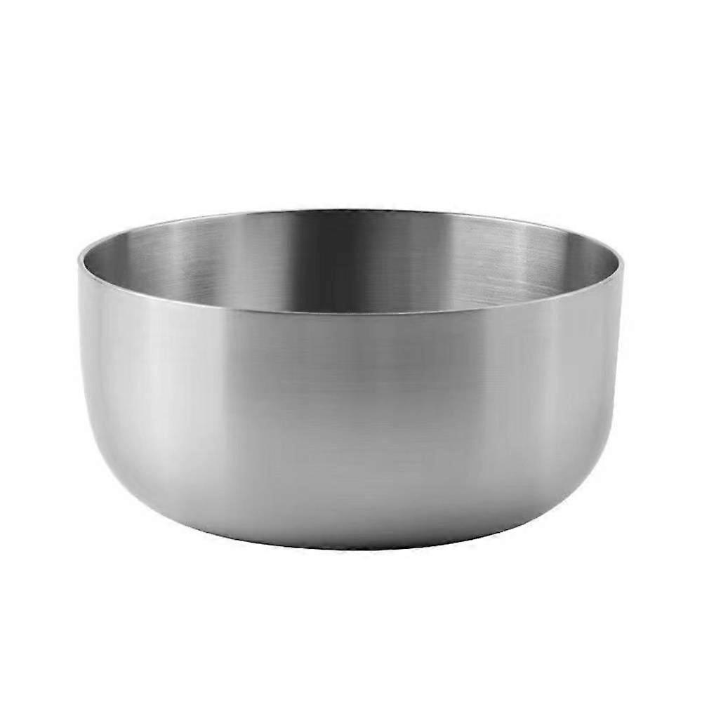 Thickened Single-layer Cold Noodle Bowl, Solid Stainless Steel Soup Bowl Multi-purpose Instant Noodl