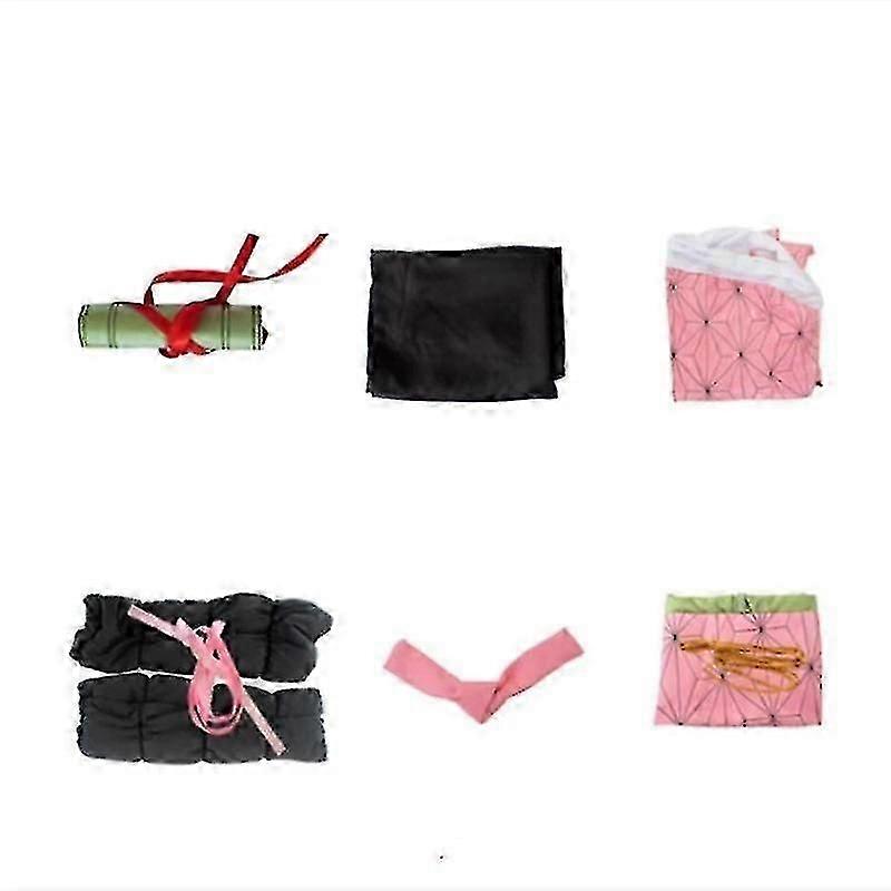 2023年 - 鬼滅の刃 兄妹 竈門禰豆子 コスプレ衣装 着物 アニメコスチューム ウィッグエ-2025-ss