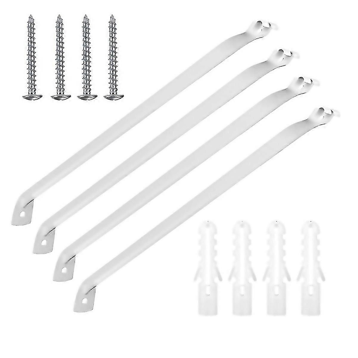 For 4pcs Closet Shelf Brackets Support Brackets For Wire Shelving