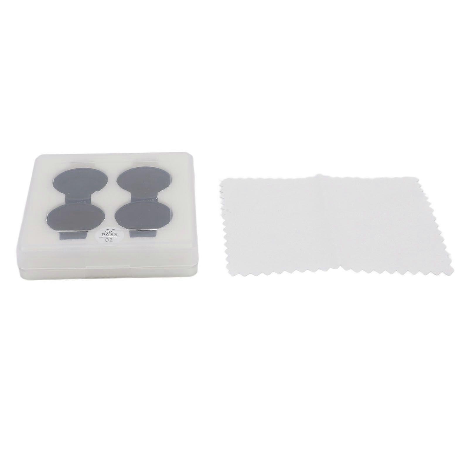 ND Lens Filter Set for GO3S Optical Glass ND8 ND16 ND32 ND64 Action Camera Neutral Density Filter with Storage Box Cleaning Cloth