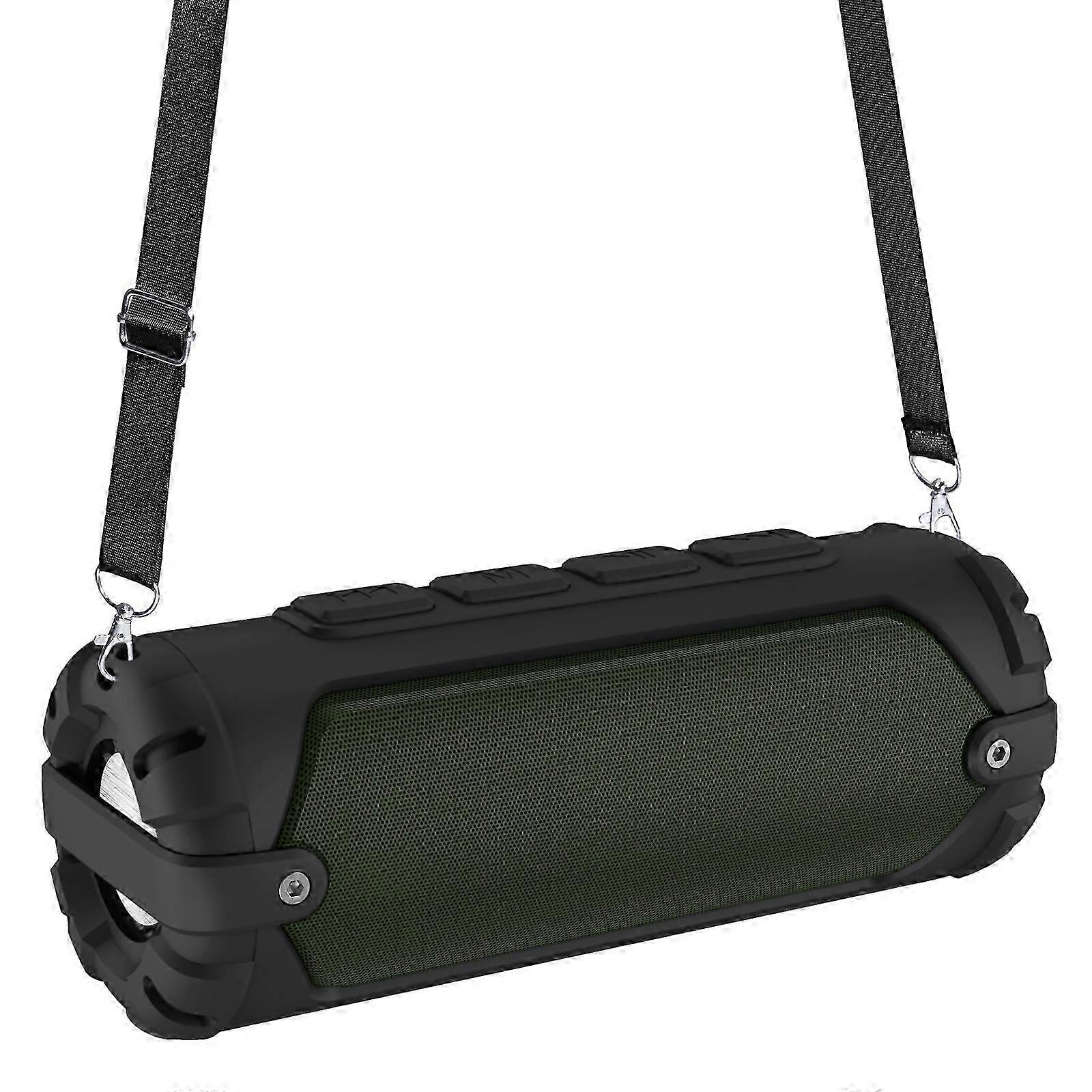 2025 New Rixing NR-6013 Bluetooth 5.0 Portable Outdoor Wireless Bluetooth Speaker with Shoulder Strap