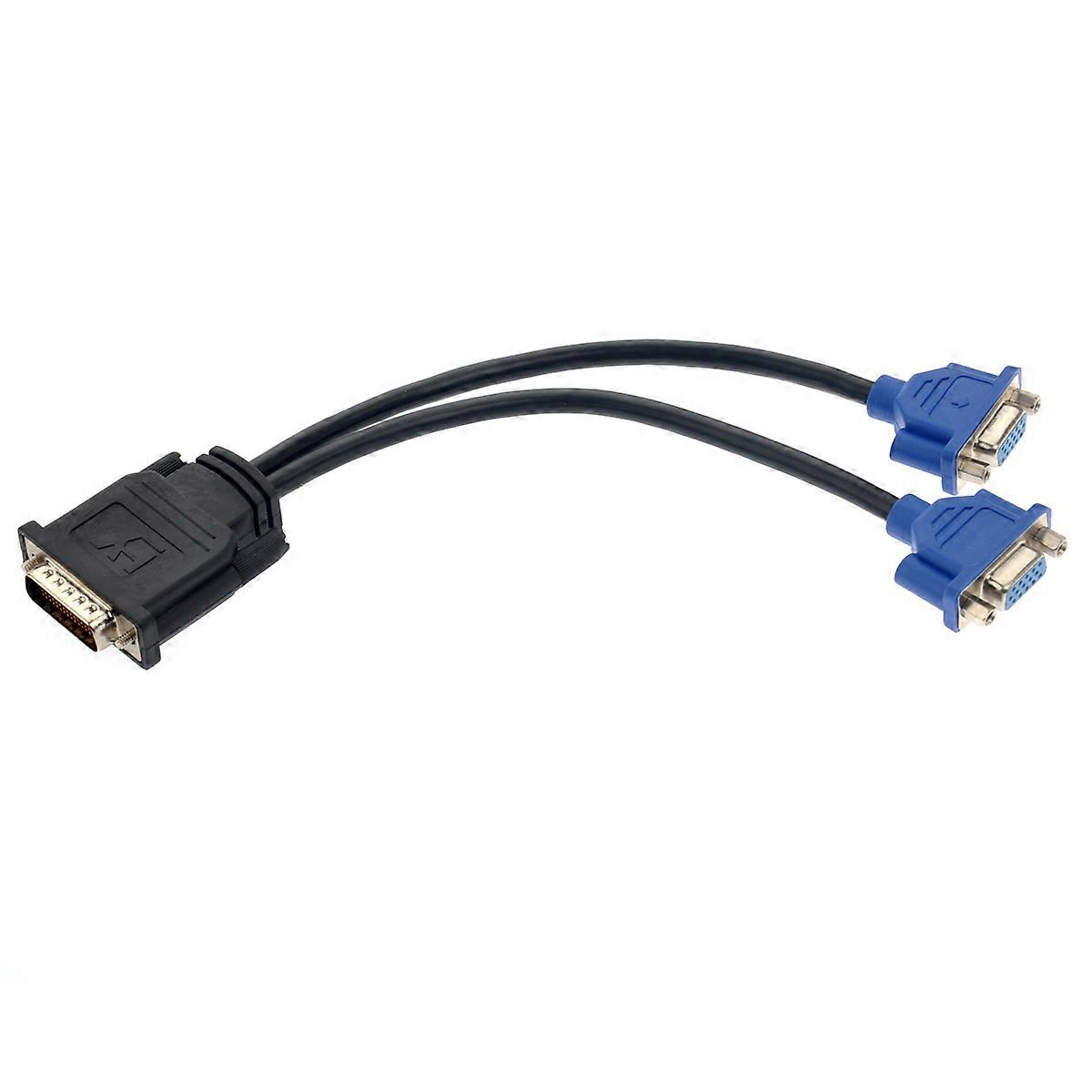 -59 to Vga Splitter Cable Dual Vga Female to Male Connector