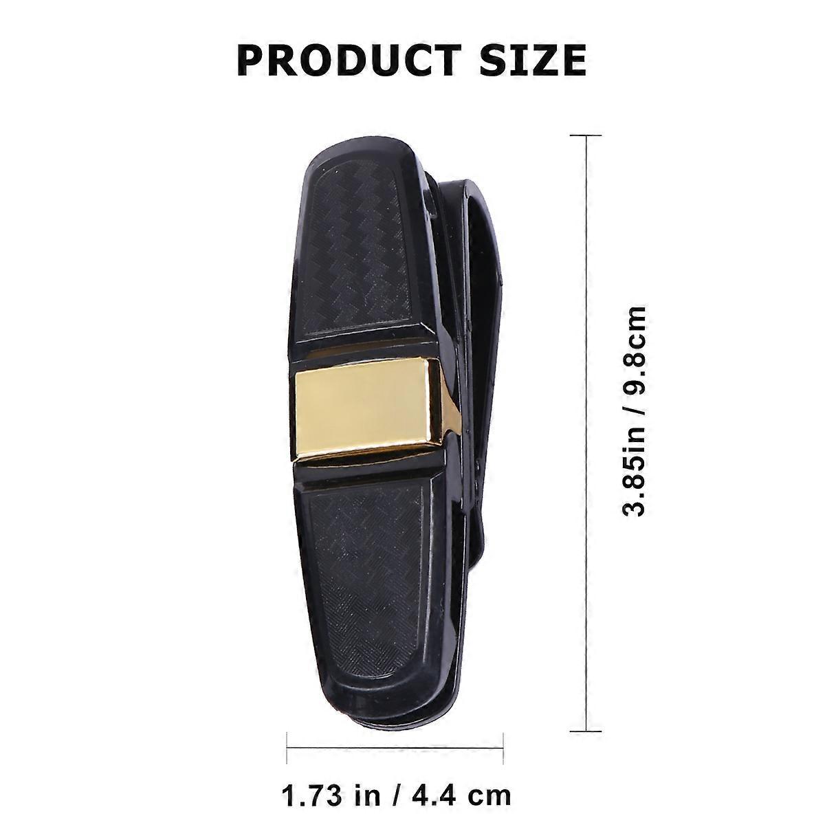 Car Visor Clip Designed for Sunglasses Storage with 4Pcs Holder Set