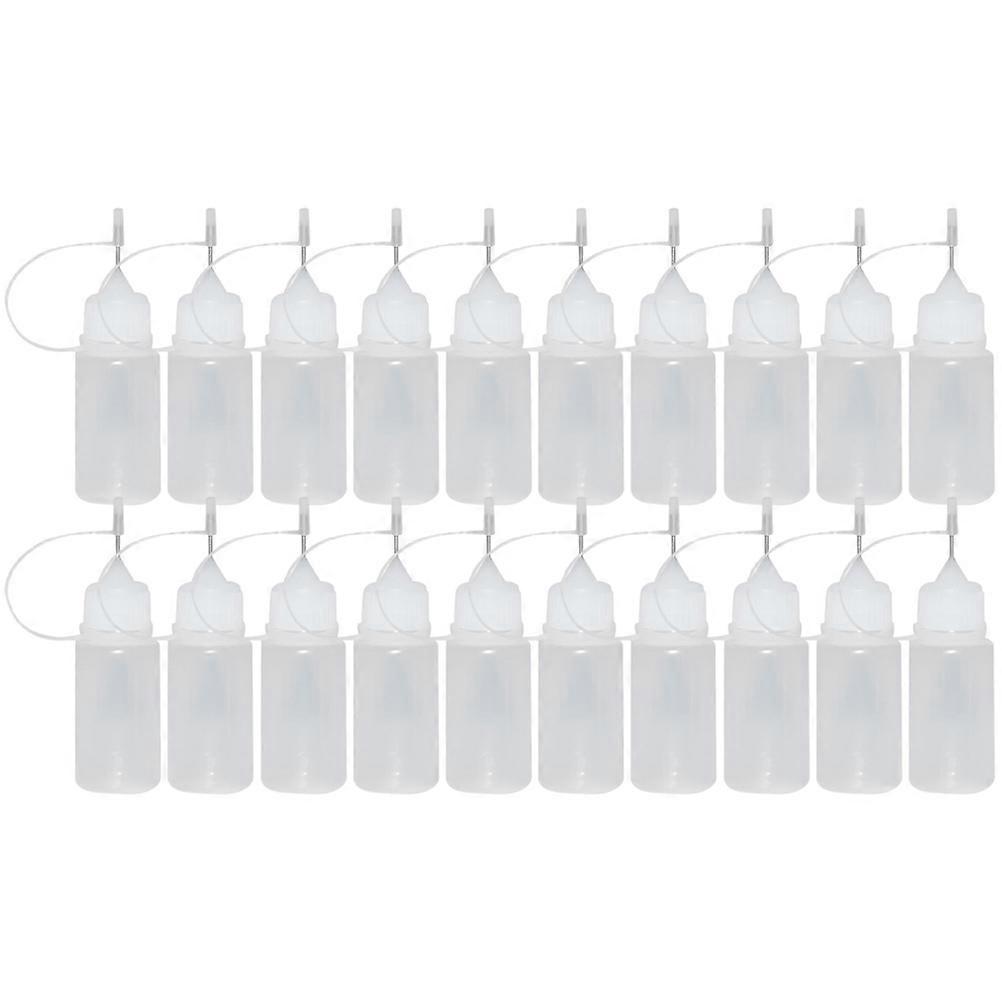 Needle Tip Glue Bottle for Precise Application 90Pcs White Set