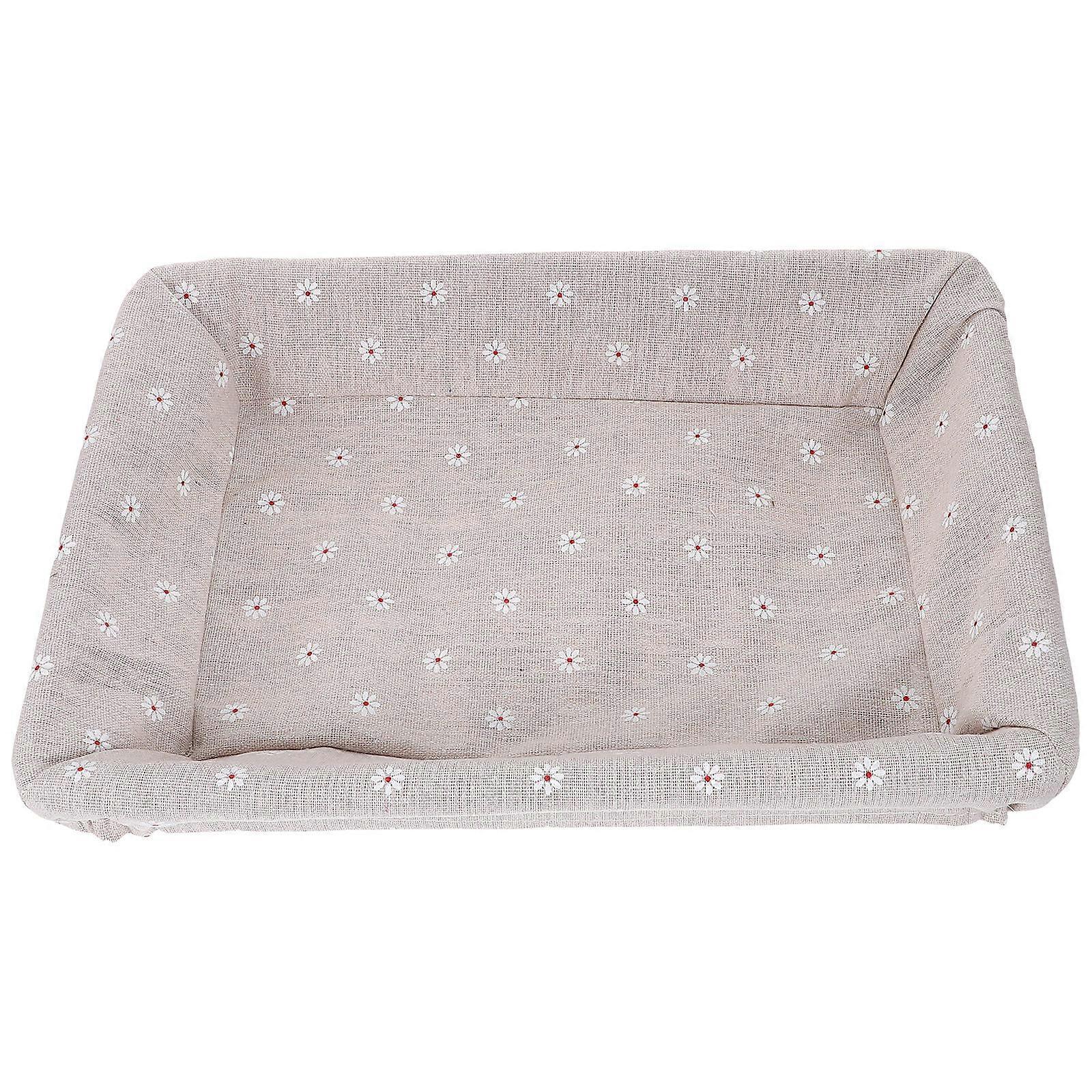 Woven Basket Storage Organizer for Household Use 3Pcs Set with Lining