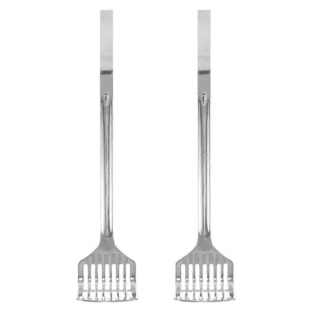 Manual Potato Masher Stainless Steel Long Handle for 6Pcs Kitchen Use