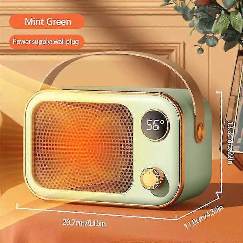 2024 New 1200W Portable Electric Heater Home Warmer Space Heater Portable With LED Display Screen PTC Ceramic Heating For Home 2025