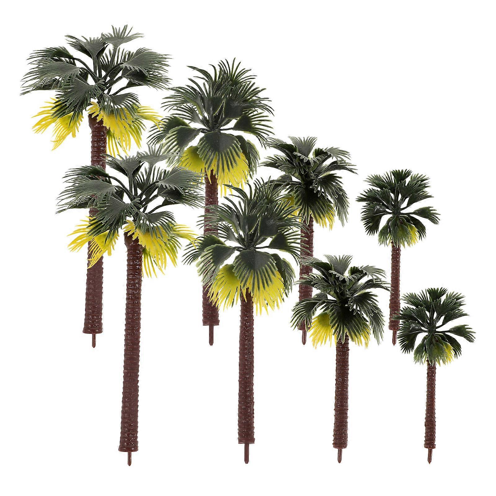 Fake Palm Trees Models For Landscapers Sand Table Landscaping Green 24Pcs Tree-Shaped Decoration