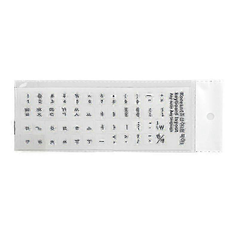 2025 New Korean Keyboard Cover Stickers For Macbook Keyboard Standard Letter Stickers
