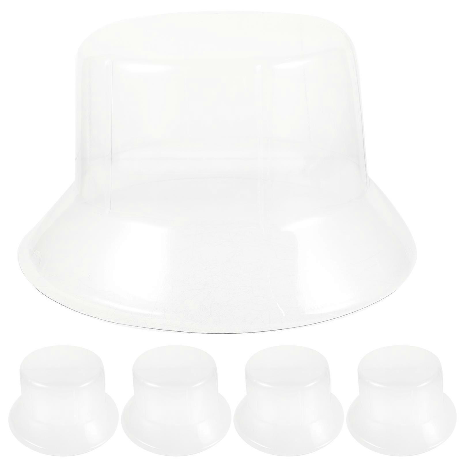Versatile Inner Hat Support For Hat Display And Storage 10.2X10.2X6.3In Transparent Material 5Pcs