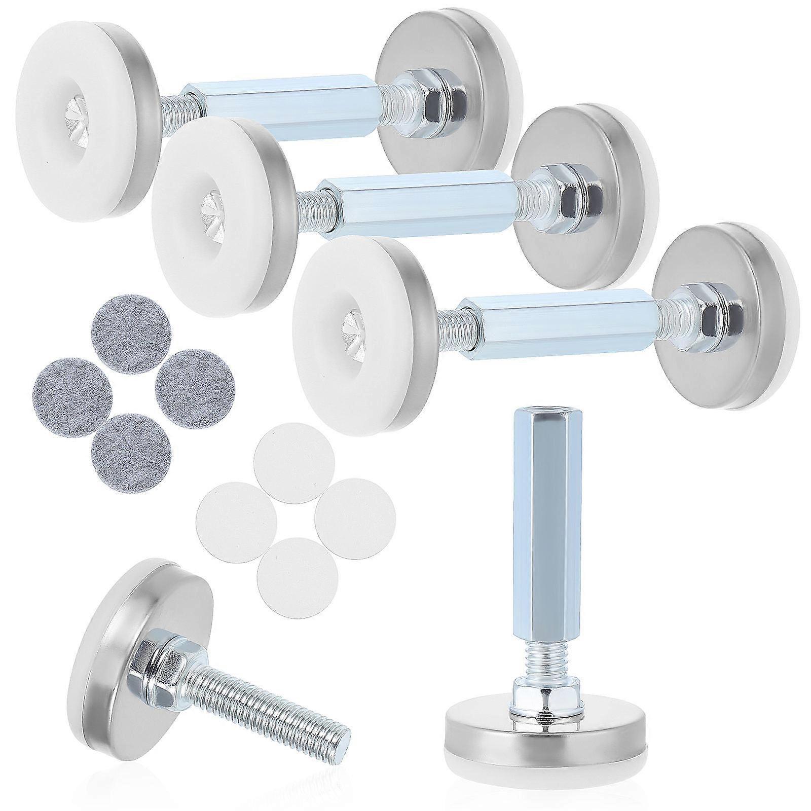 Adjustable Threaded Headboard Stoppers Anti-Shake Bed Support 12Pcs