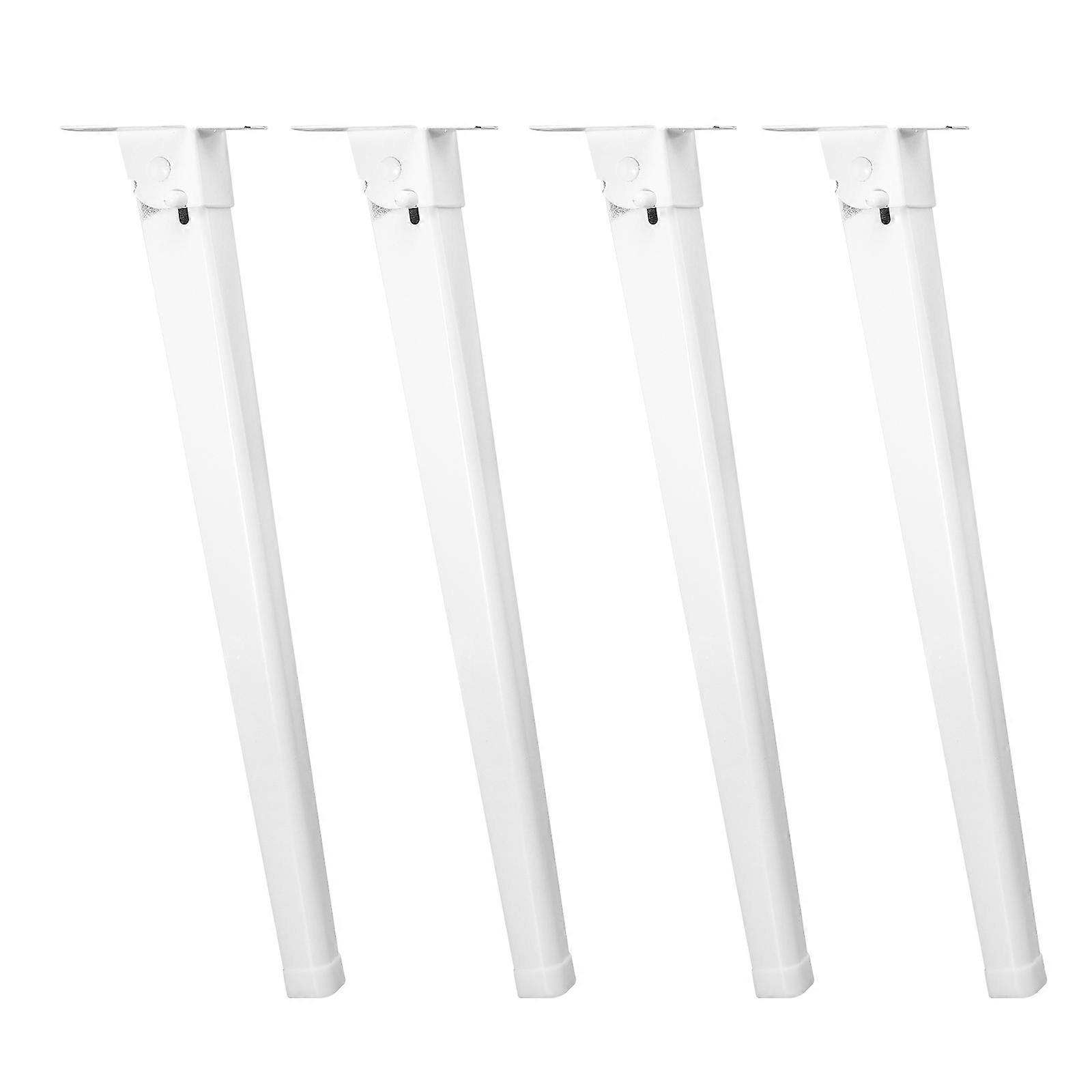 Laptop Table Legs Folding Function with 8Pcs Durable White Table Legs