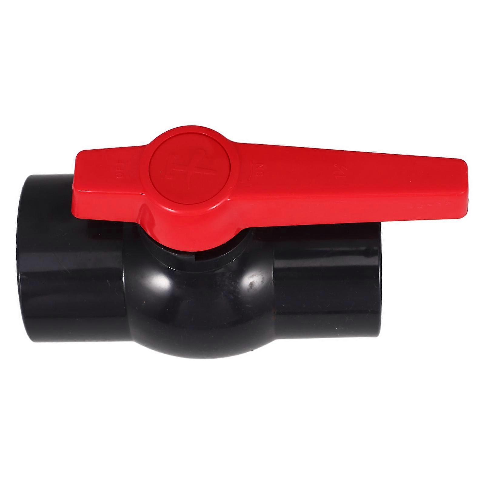 Washing Machine Hose Splitter 2Pcs PVC Ball Valve Fitting For Residential Applications Easy Installation