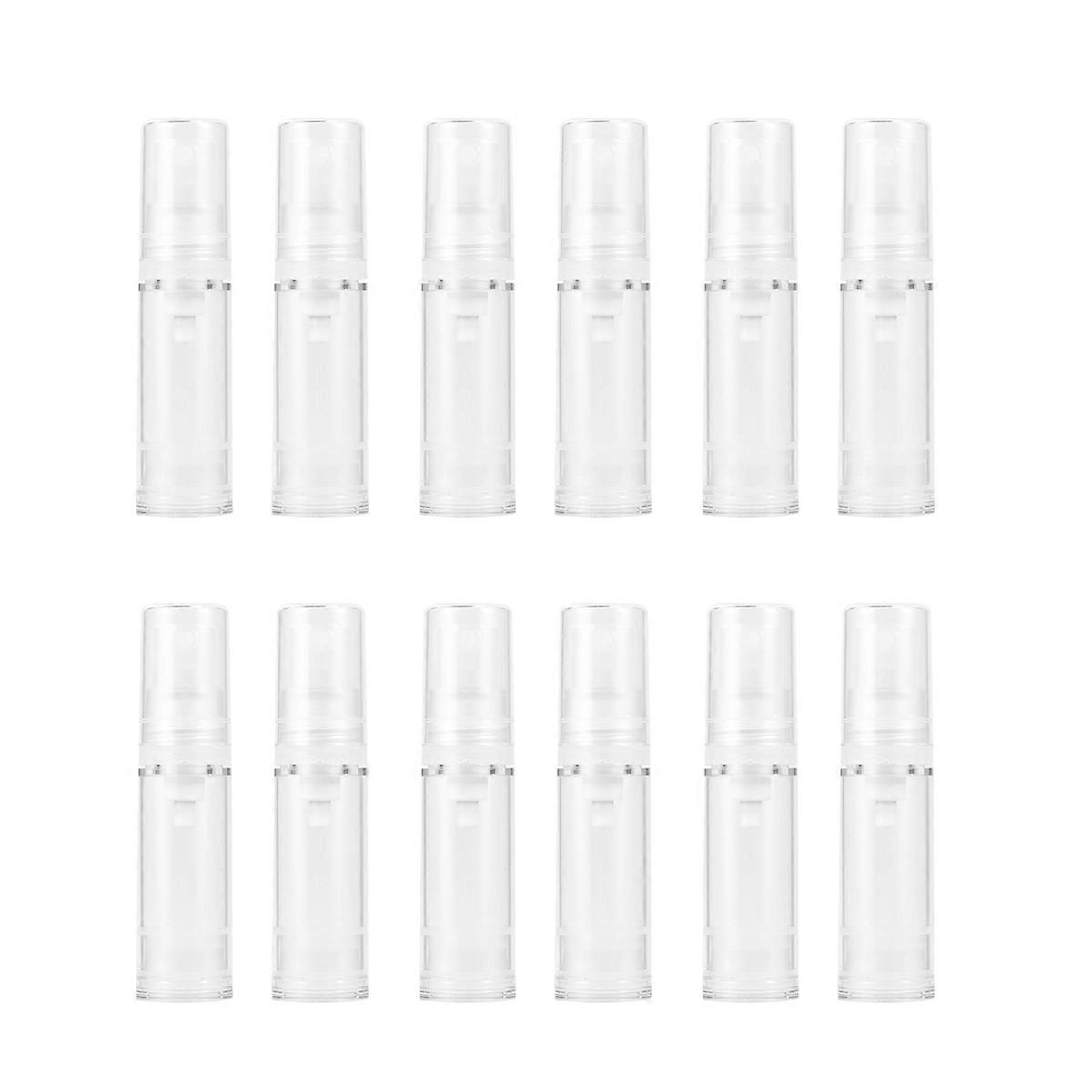 Press Pump Bottle Refillable Bottle for Storage Use 24Pcs Transparent Spray