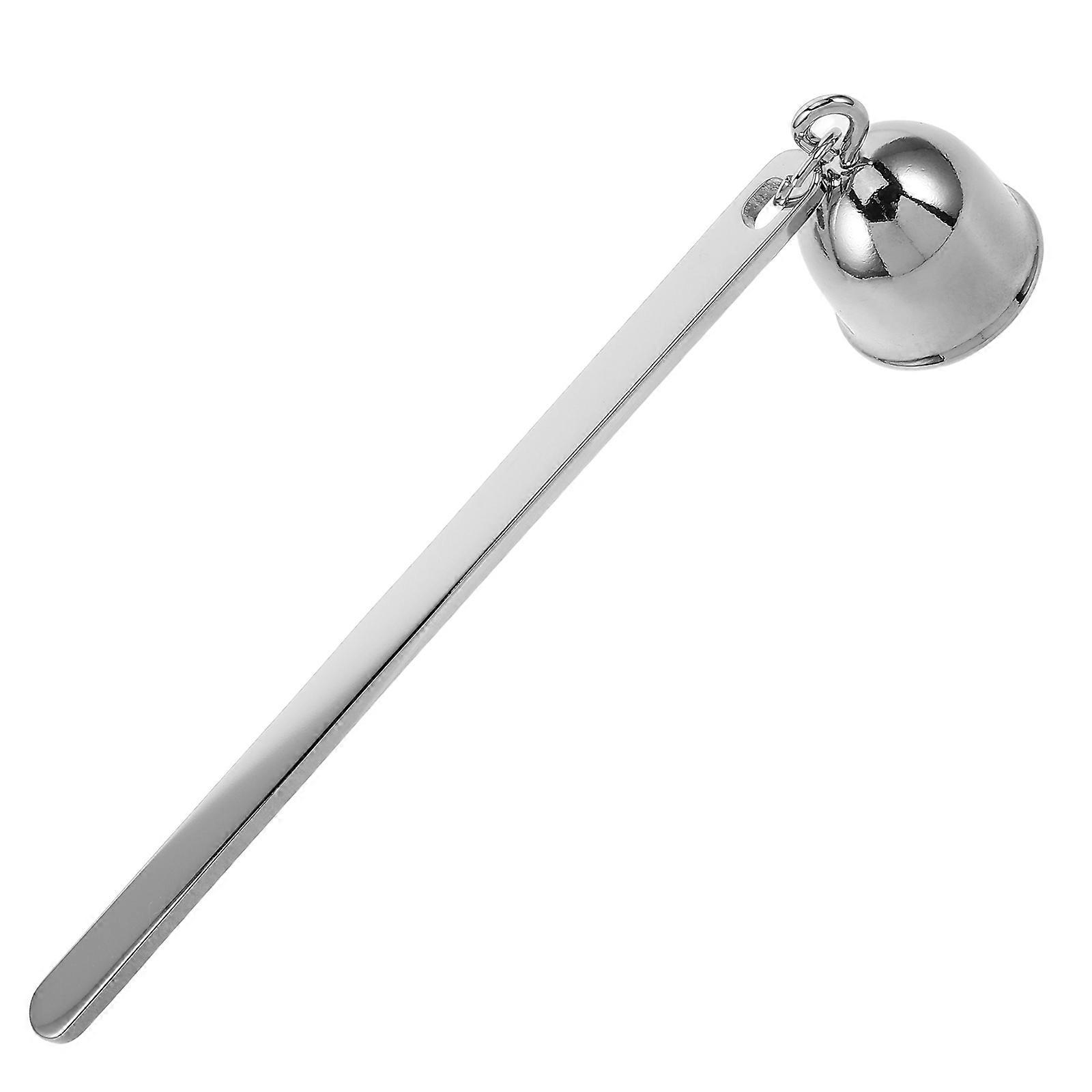 5Pcs Stainless Steel Retro Candle Cover Snuffer For Safe Use Extinguishing With Long Handle Ideal For Candle Lovers In Silver Color