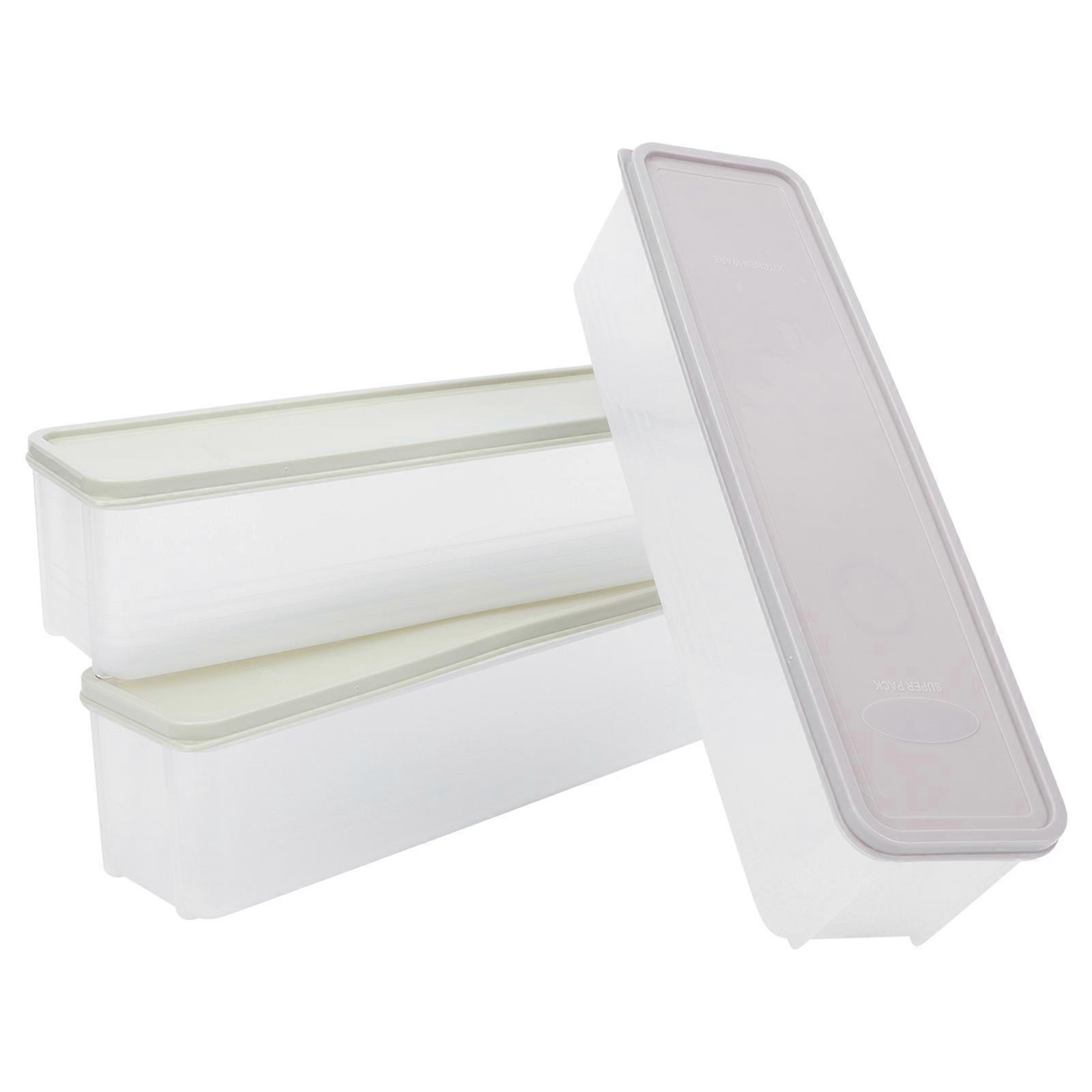 Kitchen Food Box Container for Fresh Storage 6Pcs Ice Cream Lidded Box