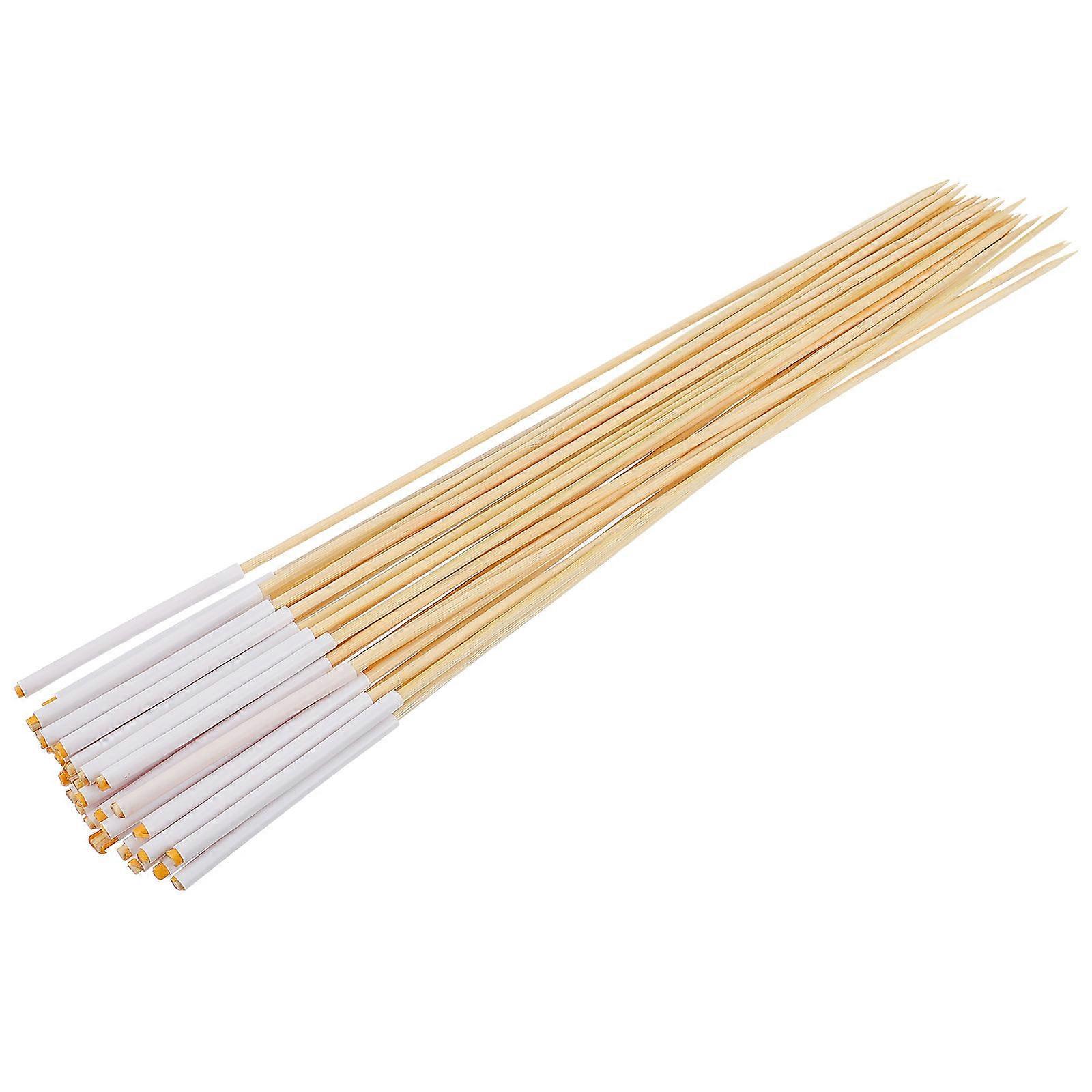 Bamboo Sticks For Bouquet 60 Pcs Cylindrical Shape Perfect For DIY Enthusiast And Florists Decorative Wrap