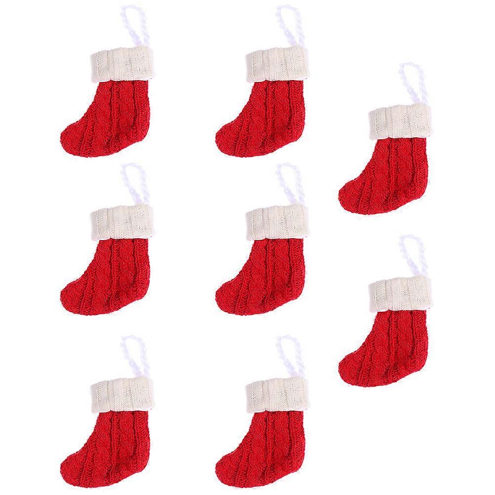Xmas and Fork Bag for Tableware with 8Pcs Cutlery Holder