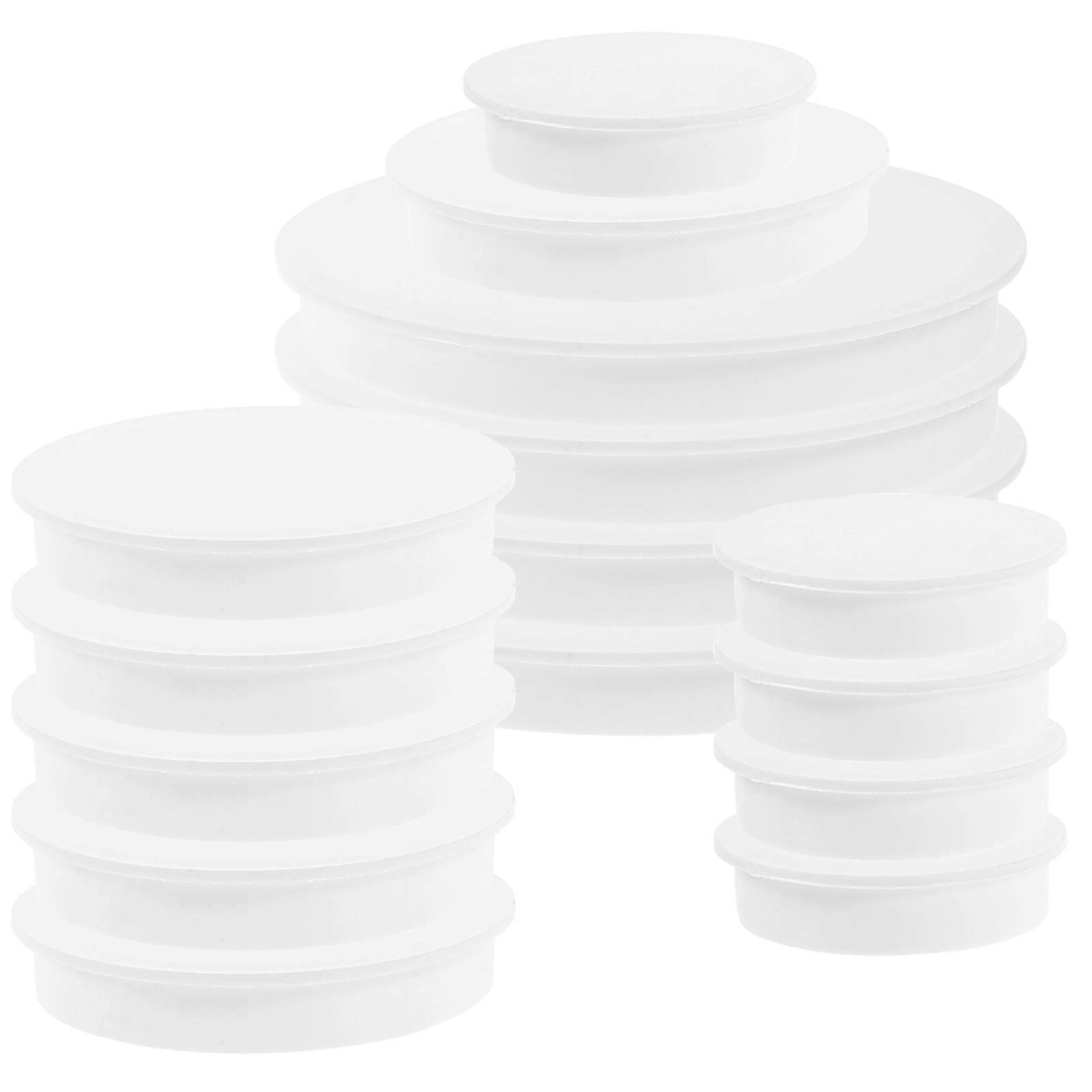 Downspout Plug PVC Pipe Plug Cap for Water Drain 90Pcs Pack