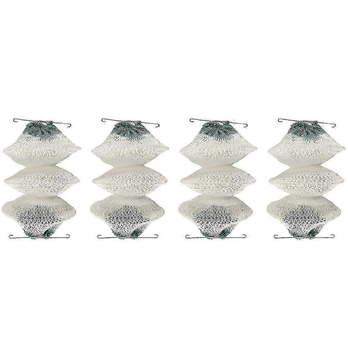 4 Pack Gas Lantern Mantles Bulk Accordion Shape 95 Clip On