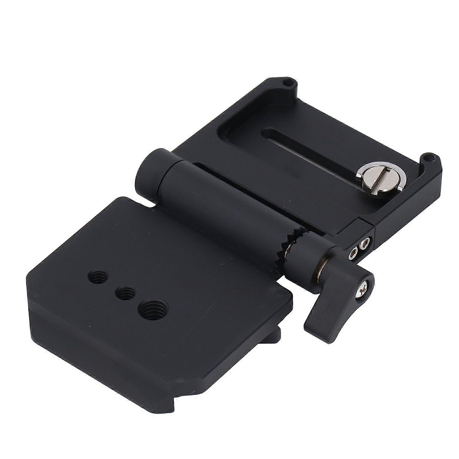 Camera Folding Quick Release Plate L Bracket 285 Degree Wide Range Adjustment with 1/4 3/8 Screw Hole For DSLR Camera Vertical Photography Video