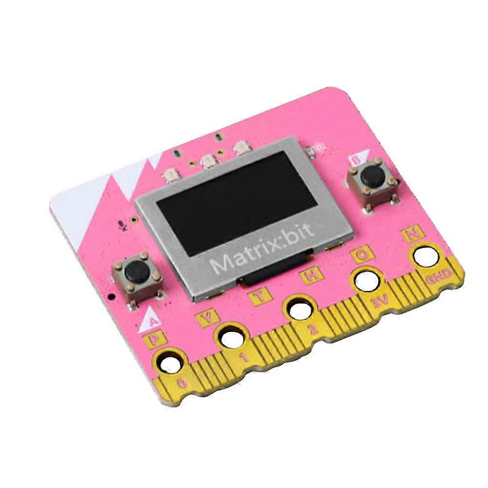 Matrix: Bit Development Board ESP32 0.96 Inch OLED 2.4G Radio/WIFI/BLE Bluetooth Graphical Programming C++/Python/Mind+