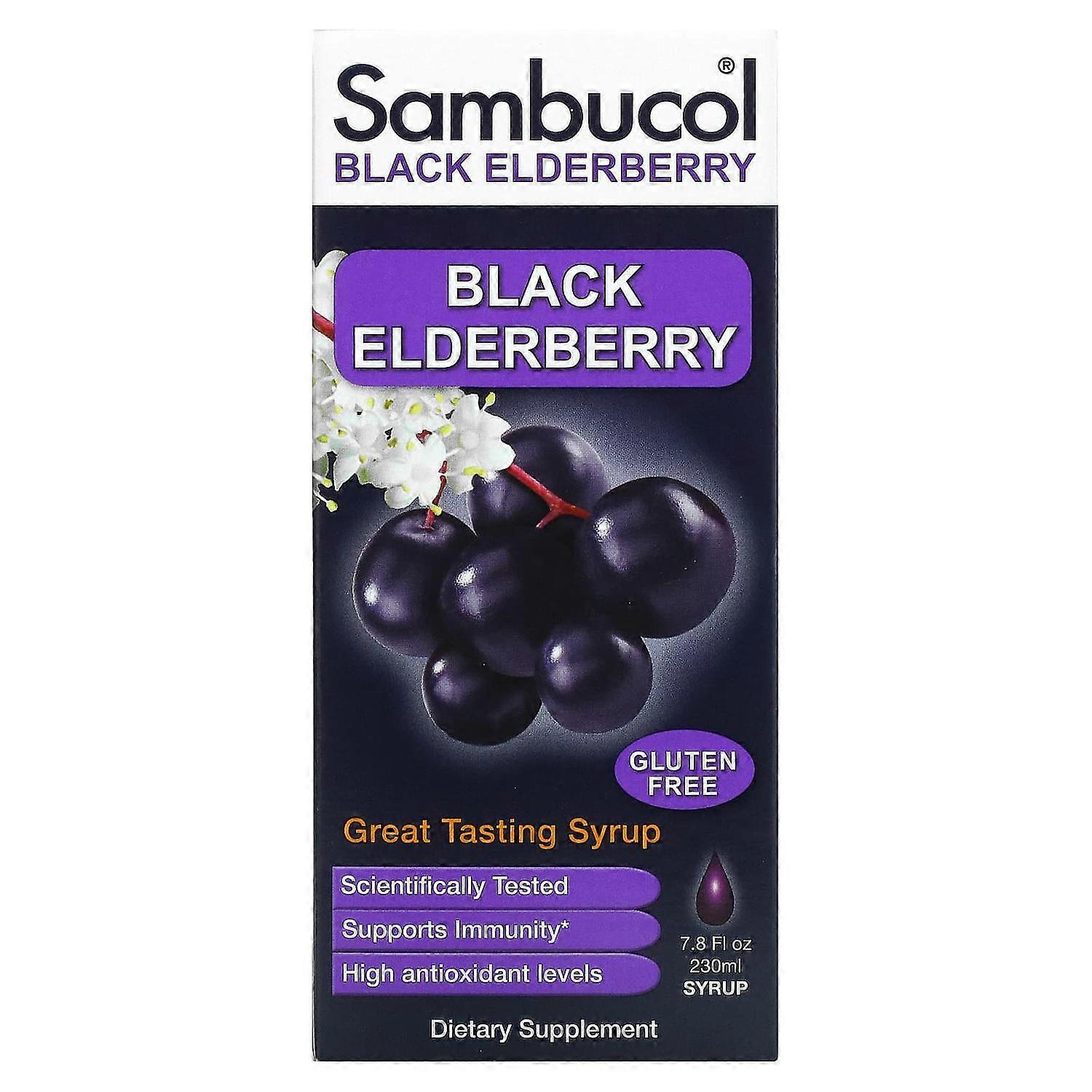 Sambucol, Black Elderberry Syrup, 7.8 fl oz (230 ml)