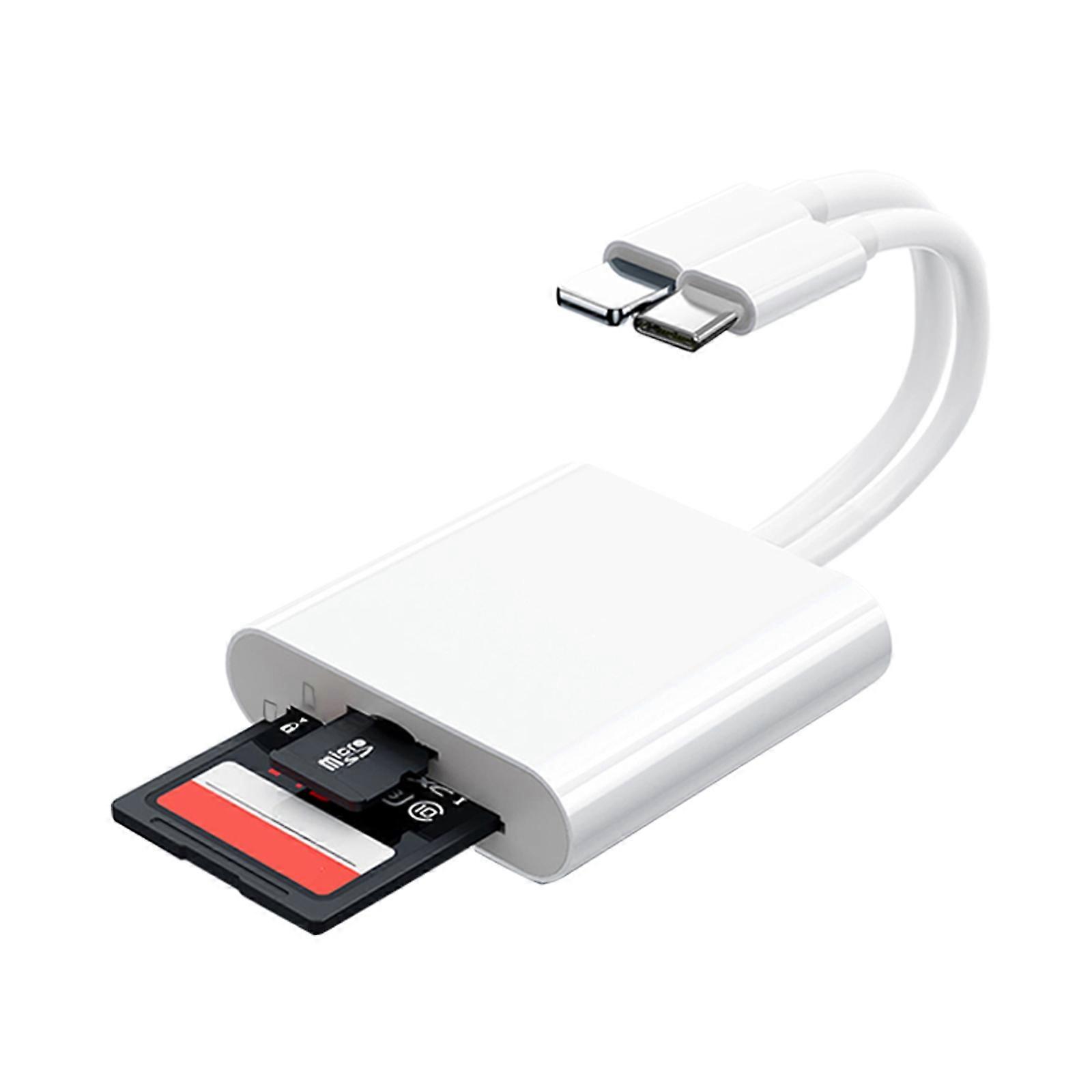 Multi-functional Card Reader For SD And TF Memory Cards For TYPE-C Phones Sd Card Reader For Iphone Ipad Macbook Camera