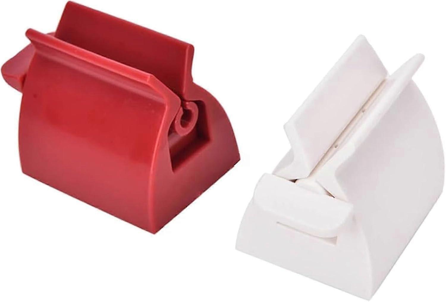 2-piece toothpaste squeezer and toothpaste holder