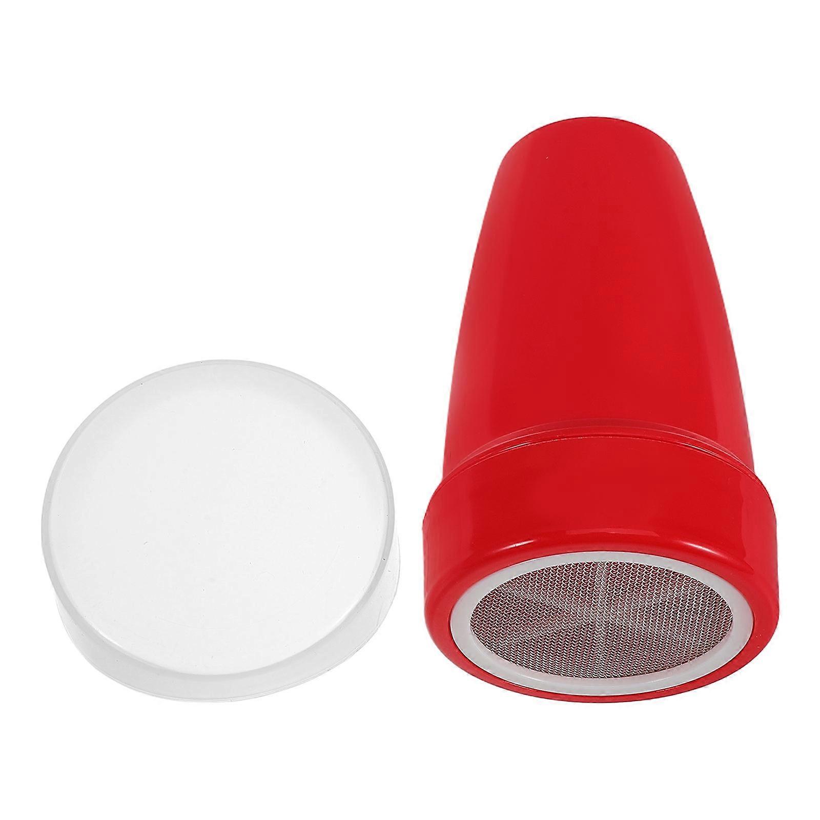 Multi-Functional Flour Sifter Kitchen Tool 4Pcs Red Fine Mesh Perfect For Home Baking And Dusting