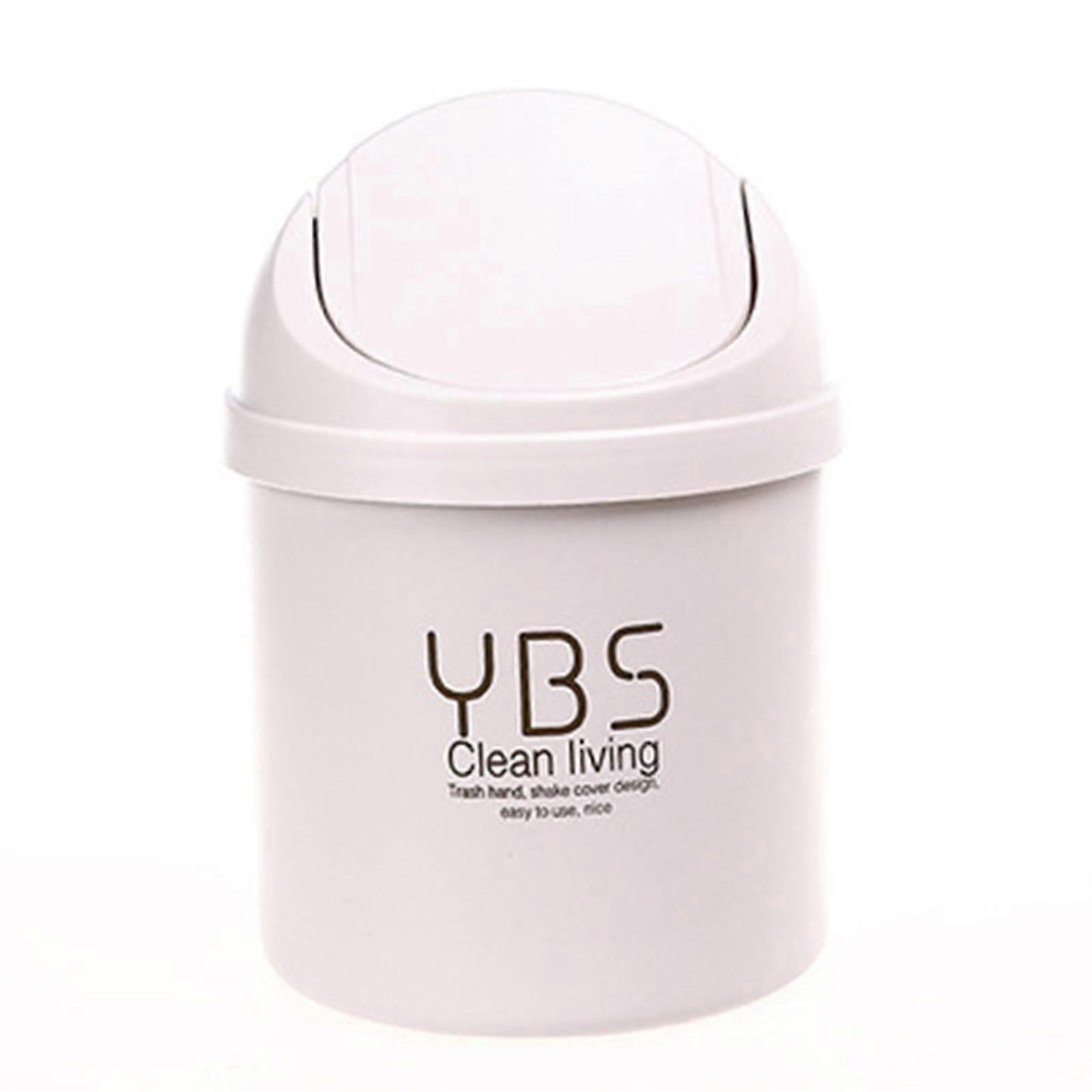 Plastic Trash Can Wastebaskets Lightweight Trash Container For Dorms Classrooms Ktv