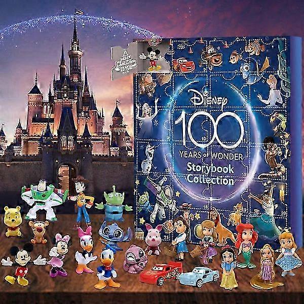 Advent Calendar 2024 with 24 Days of Cute Cartoon Mini Figures: Christmas Countdown for Kids