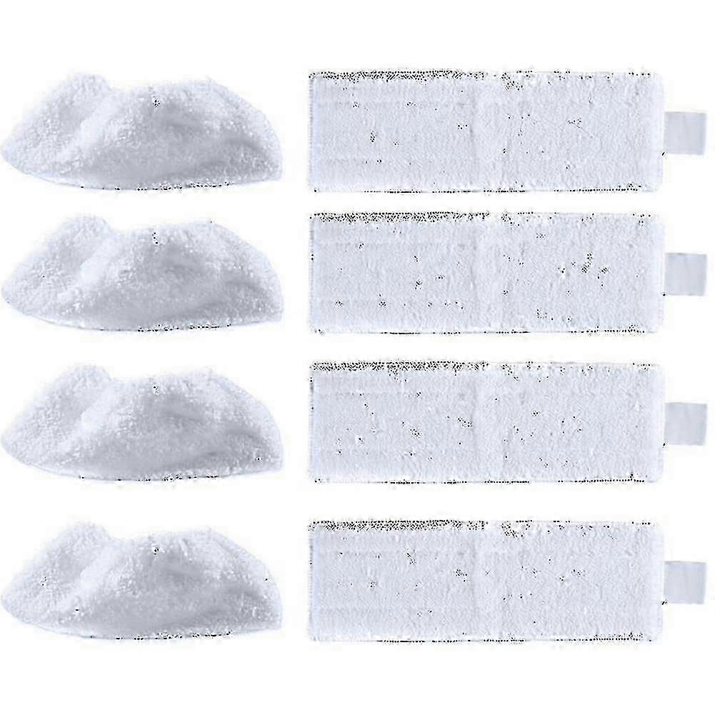 Set of 8 Microfiber Mop Pads Compatible with Karcher Easyfix SC2, SC3, SC4-